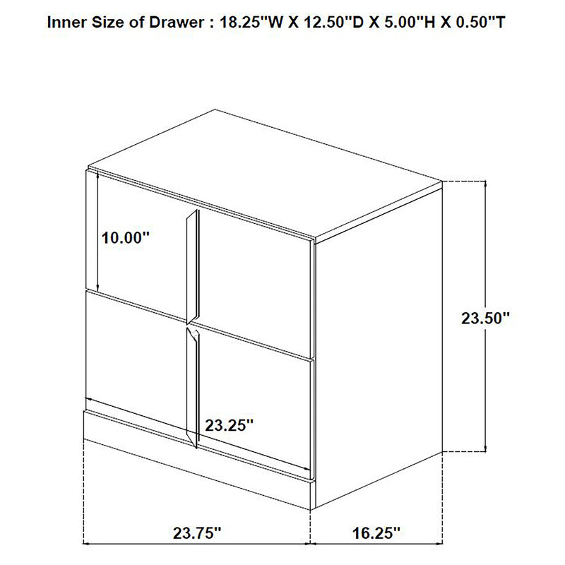 Ines Nightstand - Furniture City (CA)l