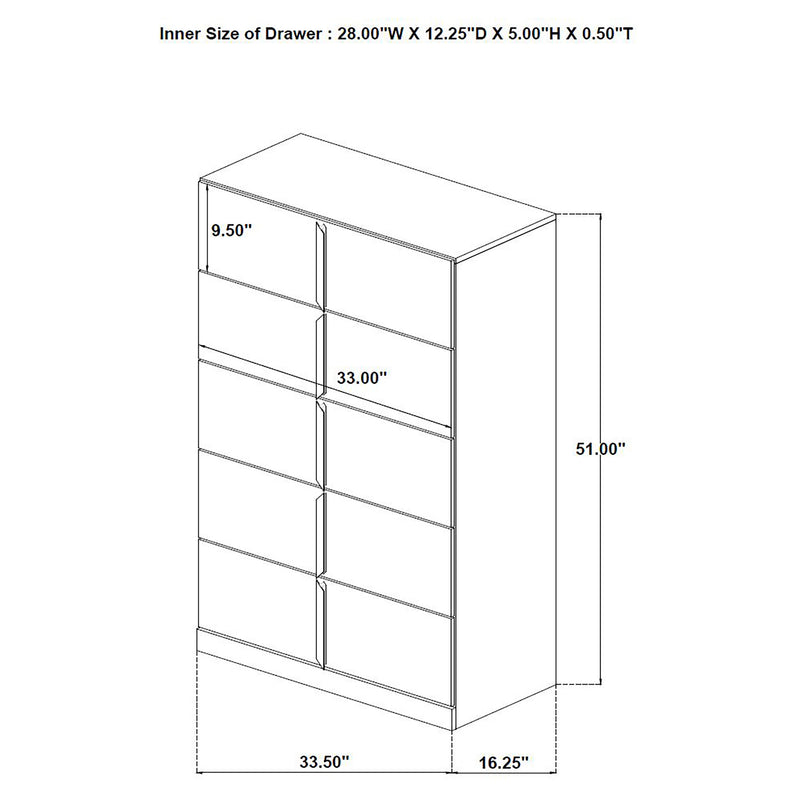 Ines Chest of Drawers - Furniture City (CA)l