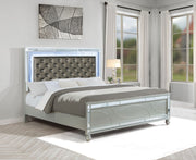 Gunnison Panel Bed with LED Lighting - Furniture City (CA)l