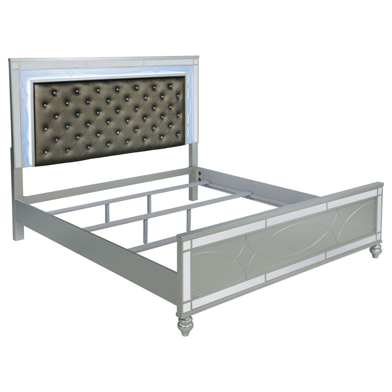 Gunnison Panel Bed with LED Lighting - Furniture City (CA)l