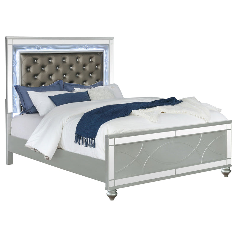 Gunnison Panel Bed with LED Lighting - Furniture City (CA)l