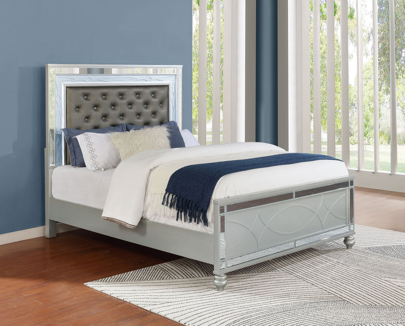 Gunnison Panel Bed with LED Lighting - Furniture City (CA)l