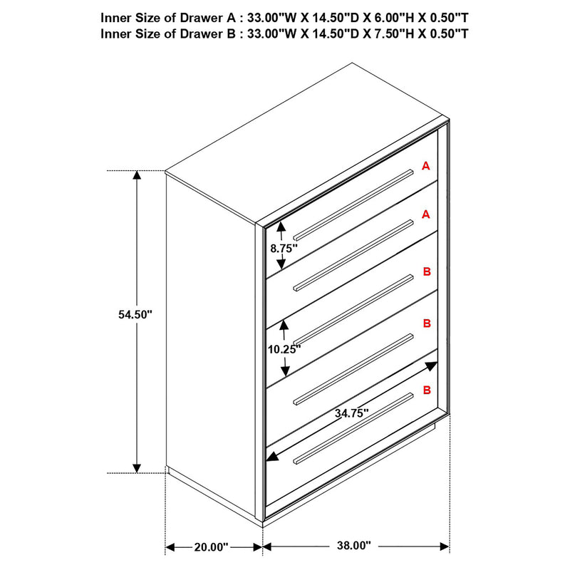 Durango Chest of Drawers - Furniture City (CA)l