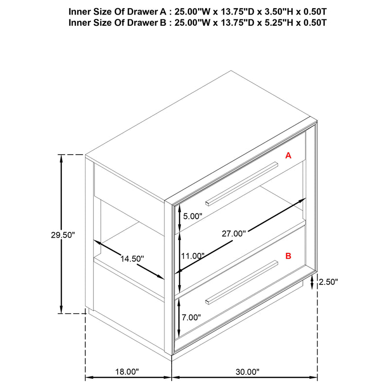 Durango Nightstand - Furniture City (CA)l