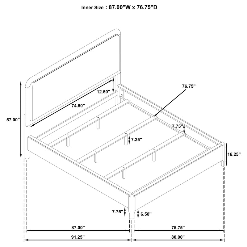 Maderia Panel Bed - Furniture City (CA)l