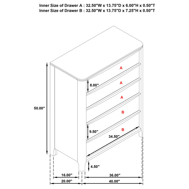 Maderia Chest of Drawers