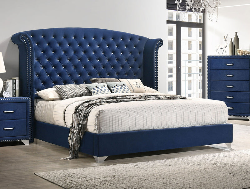 Melody Wingback Bed - Furniture City (CA)l