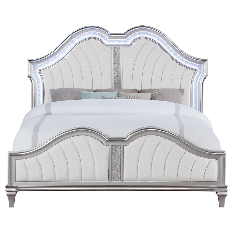 Evangeline Panel Bed with LED Lighting - Furniture City (CA)l