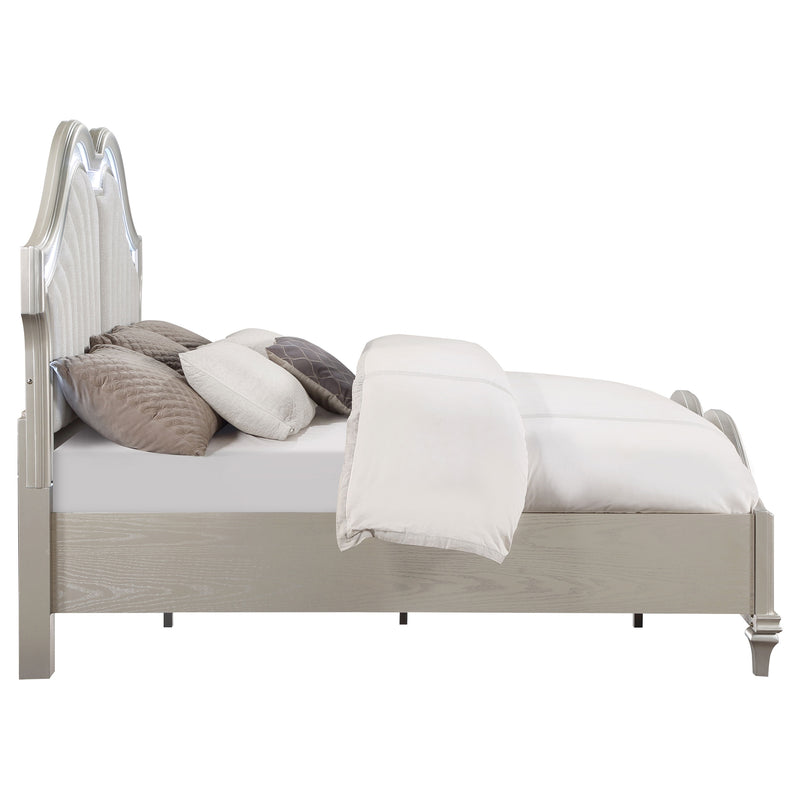 Evangeline Panel Bed with LED Lighting - Furniture City (CA)l