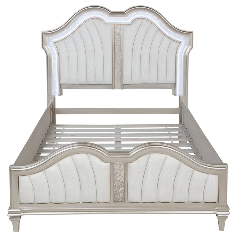 Evangeline Panel Bed with LED Lighting - Furniture City (CA)l