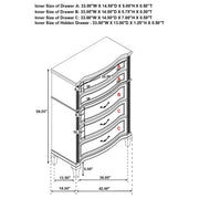 Evangeline Chest of Drawers - Furniture City (CA)l