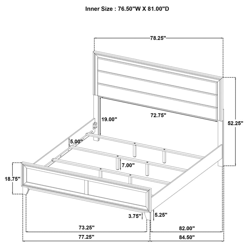 Welsley Panel Bed - Furniture City (CA)l