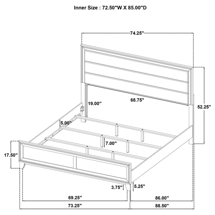 Welsley 4 & 5 PieceBedroom Set