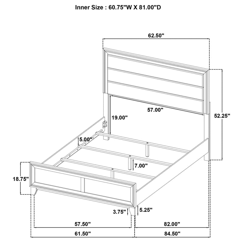 Welsley Panel Bed - Furniture City (CA)l