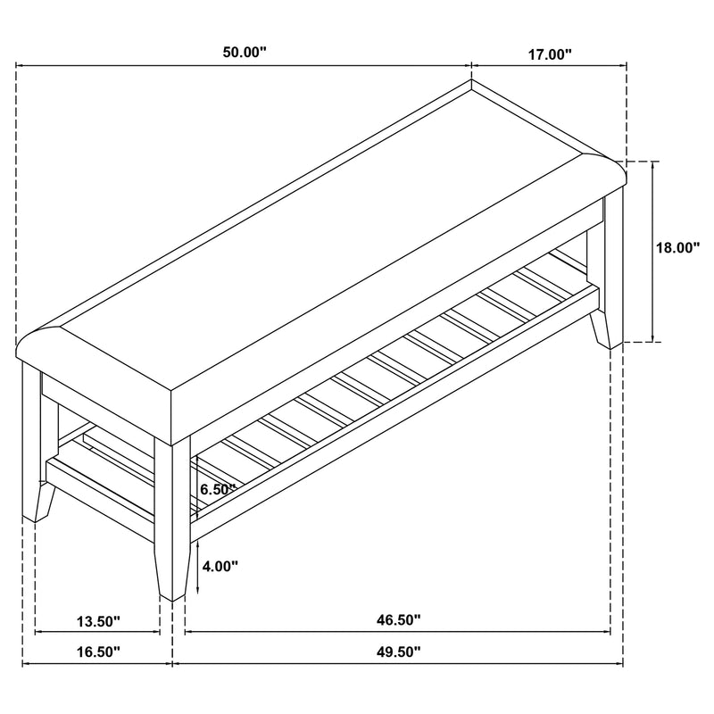 Bexhill Bedroom Bench - Furniture City (CA)l