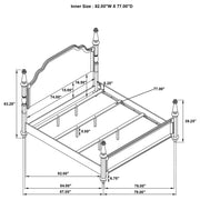 Andover Four-Poster Panel Bed - Furniture City (CA)l