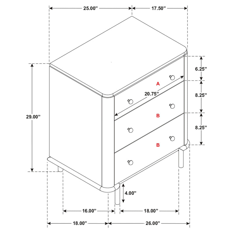 Arini Nightstand - Furniture City (CA)l