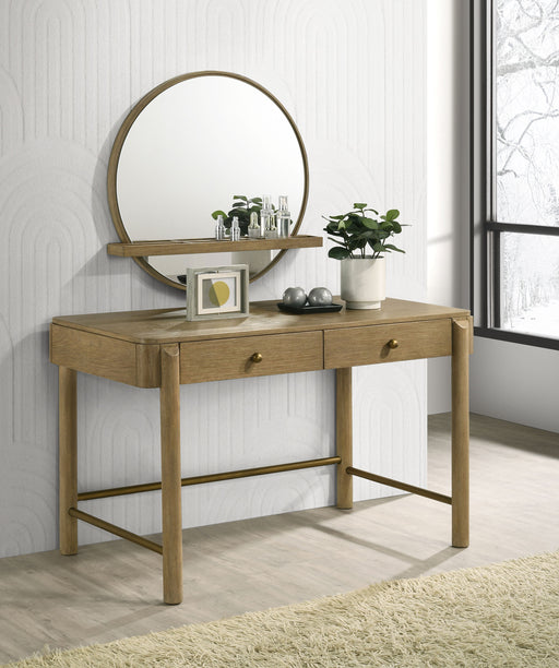 Arini Makeup Vanity Table with Wall Mirror - Furniture City (CA)l
