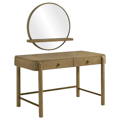 Arini Makeup Vanity Table with Wall Mirror - Furniture City (CA)l
