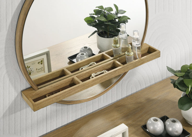 Arini Makeup Vanity Table with Wall Mirror - Furniture City (CA)l