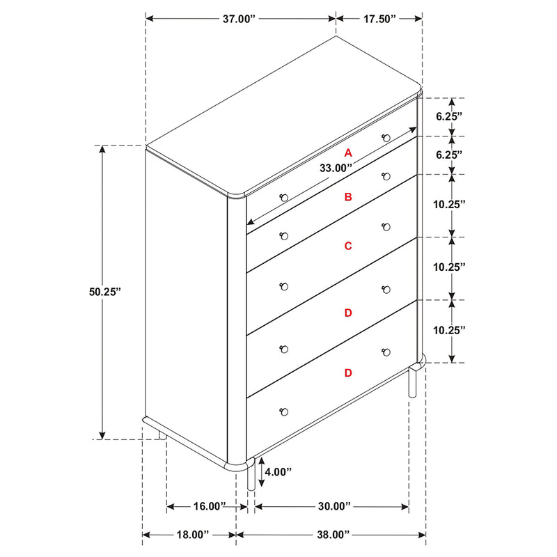 Arini Chest of Drawers - Furniture City (CA)l