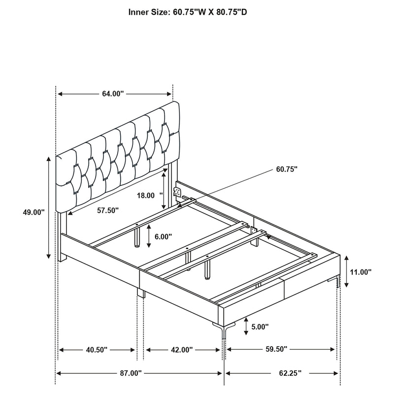 Kendall Panel Bed