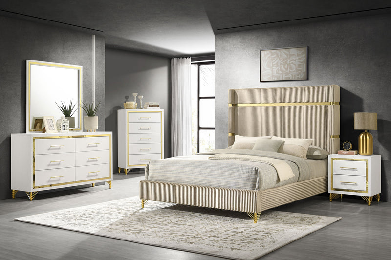 Lucia Wingback Bed - Furniture City (CA)l