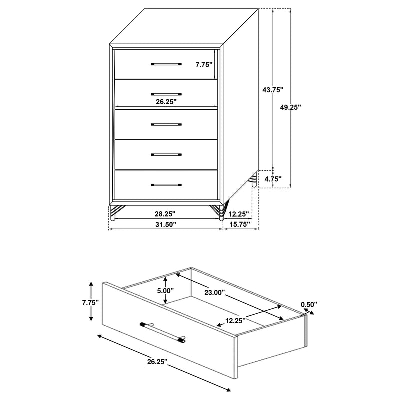 Lucia Chest of Drawers - Furniture City (CA)l