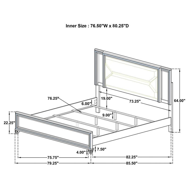 Marmore Bedroom Set - Furniture City (CA)l