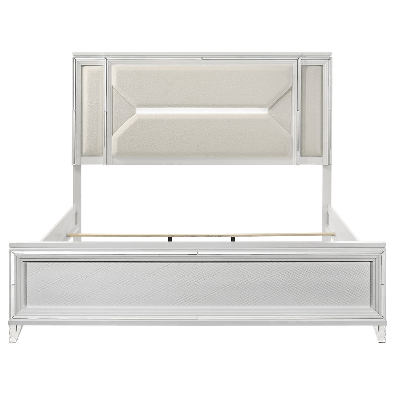 Marmore Panel Bed with LED Lighting - Furniture City (CA)l