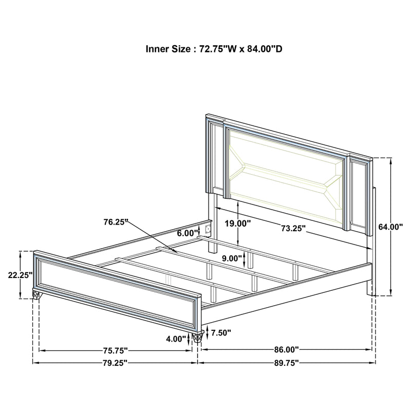 Marmore Bedroom Set - Furniture City (CA)l