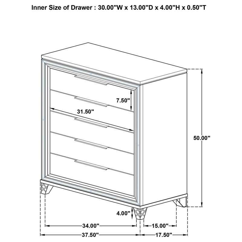 Marmore Bedroom Set - Furniture City (CA)l