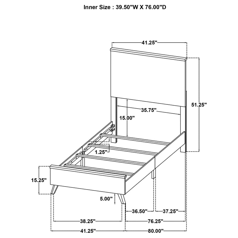 Kaywood Panel Bed