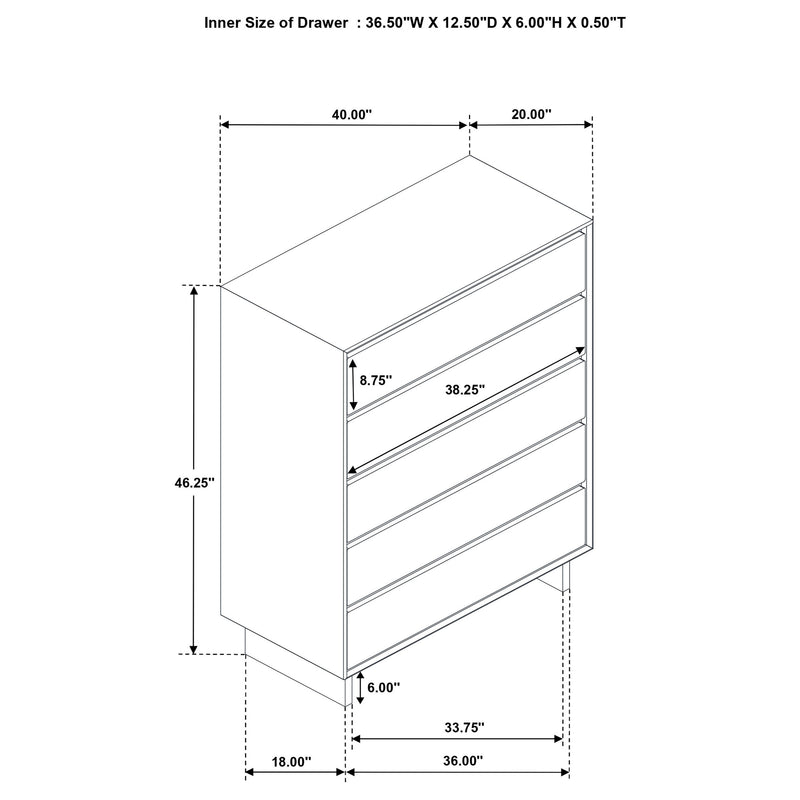 Glenwood Chest of Drawers - Furniture City (CA)l