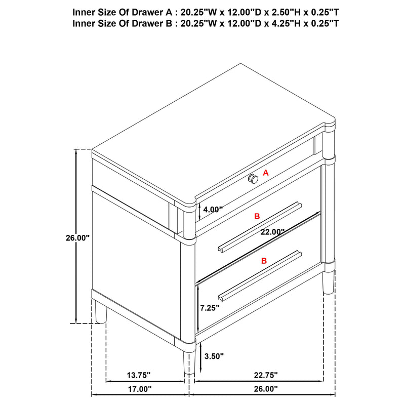 Gracemont Nightstand - Furniture City (CA)l
