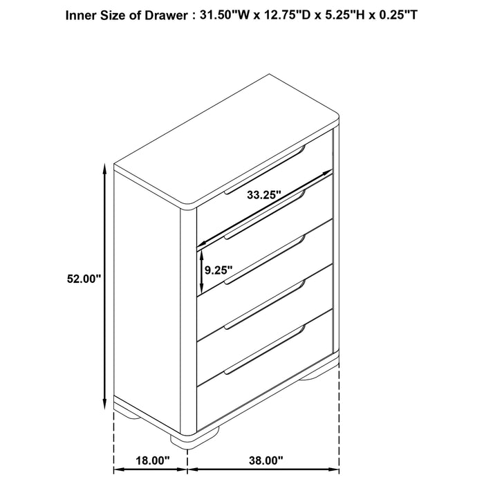 Ladera Chest of Drawers - Furniture City (CA)l