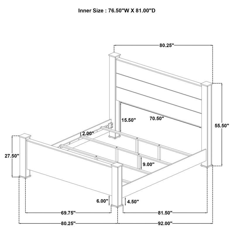 Oakglen Panel Bed - Furniture City (CA)l