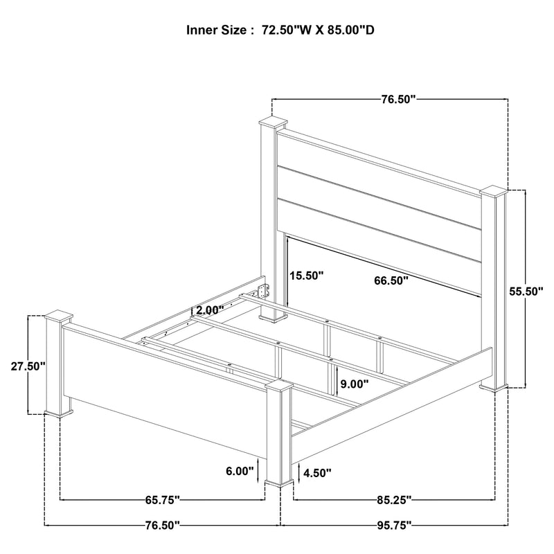Oakglen Panel Bed - Furniture City (CA)l