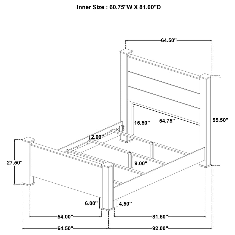 Oakglen Panel Bed - Furniture City (CA)l