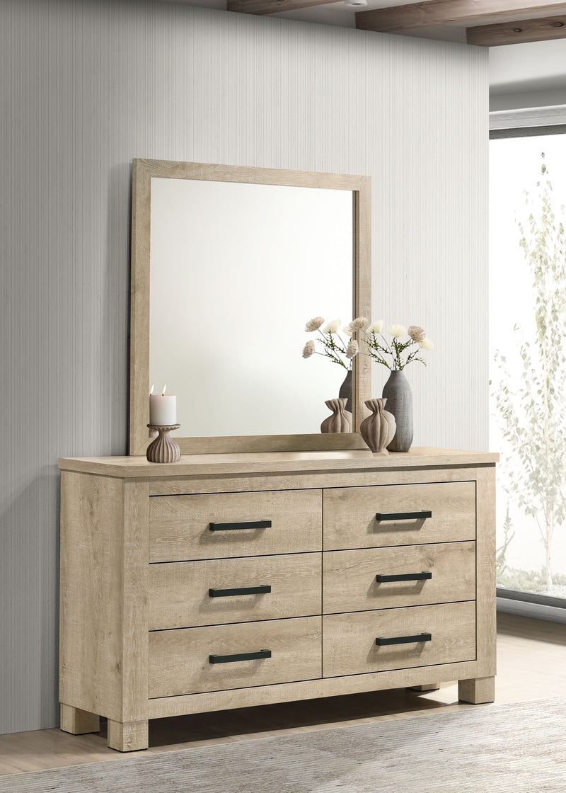 Oakglen Dresser with Mirror - Furniture City (CA)l