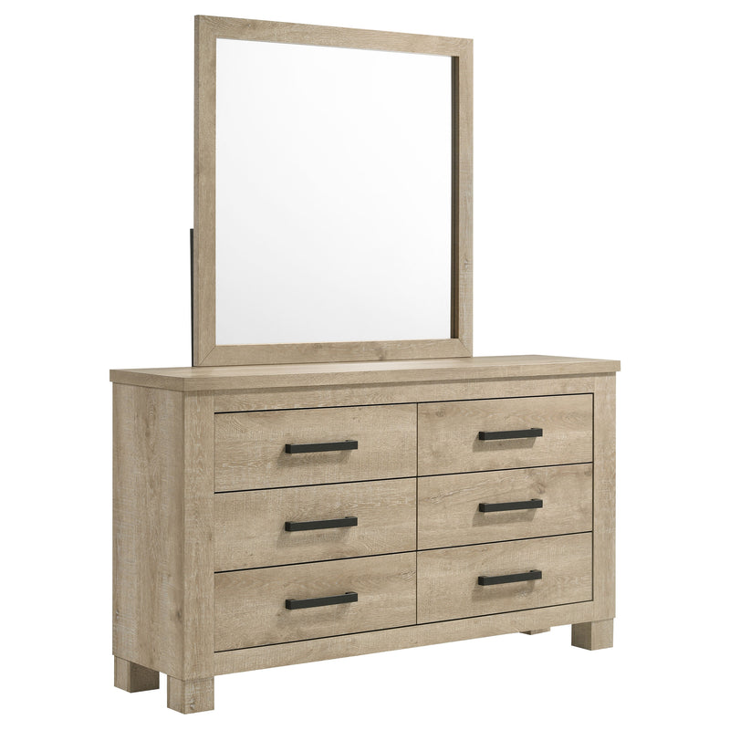 Oakglen Dresser with Mirror - Furniture City (CA)l