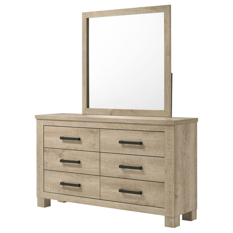 Oakglen Dresser with Mirror - Furniture City (CA)l