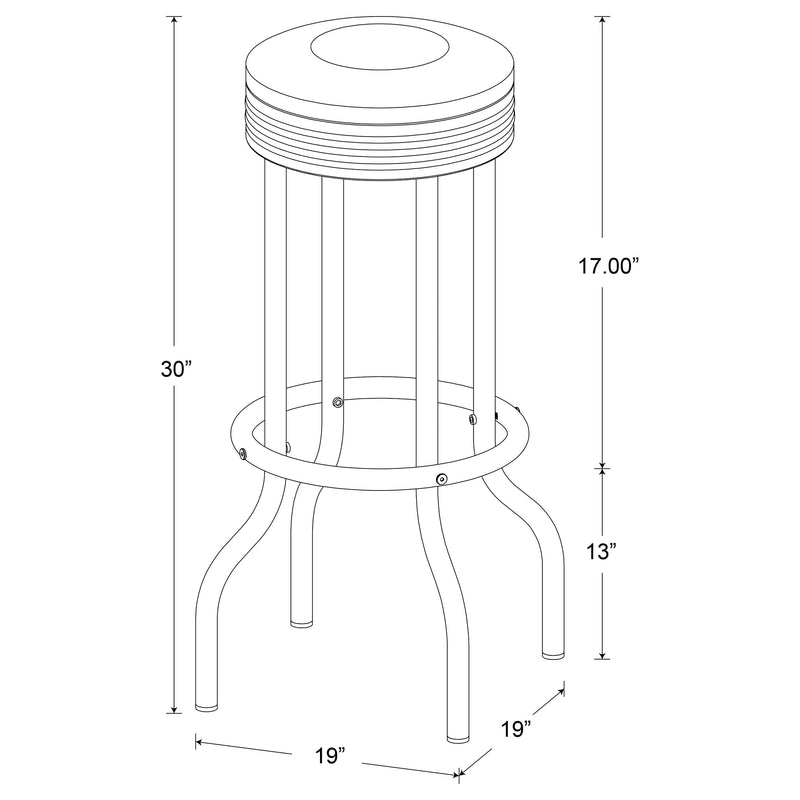 Retro Swivel Bar Stool - Furniture City (CA)l