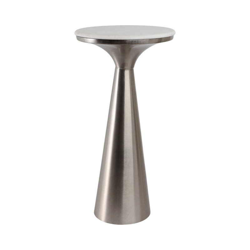 22x11-tapered-metal-base-mrble-drink-table-wht-slv-1