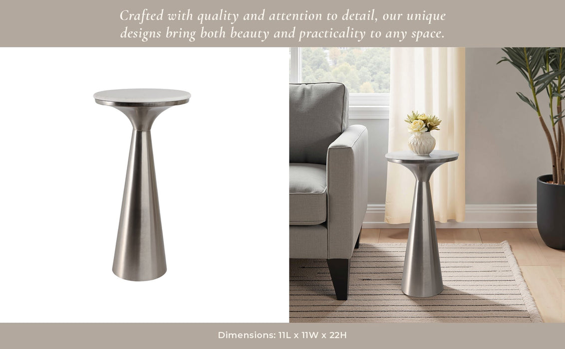 22x11-tapered-metal-base-mrble-drink-table-wht-slv-11