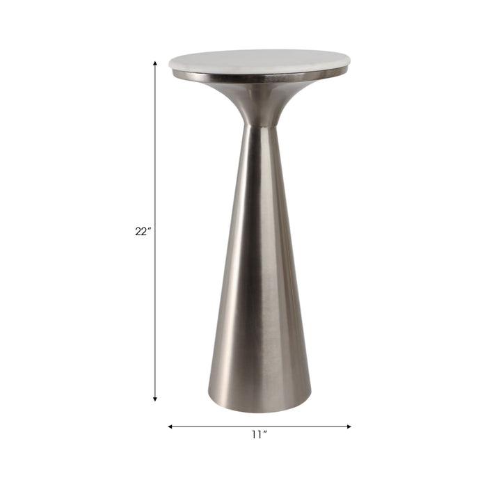 22x11-tapered-metal-base-mrble-drink-table-wht-slv-8
