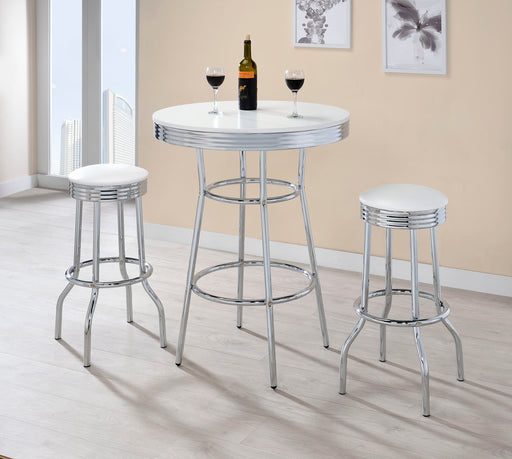 Retro Bar Table Set - Furniture City (CA)l