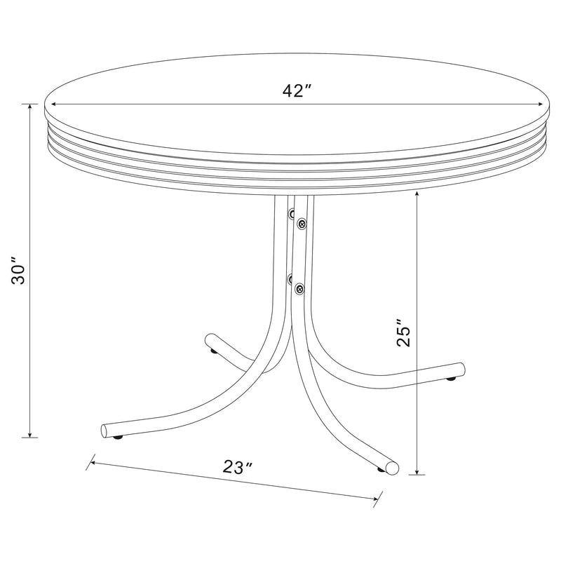 Retro Dining Table - Furniture City (CA)l