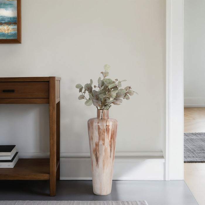 24-nude-drip-finish-glass-floor-vase-tan-multi-10