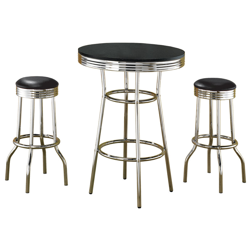 Retro Bar Table Set - Furniture City (CA)l